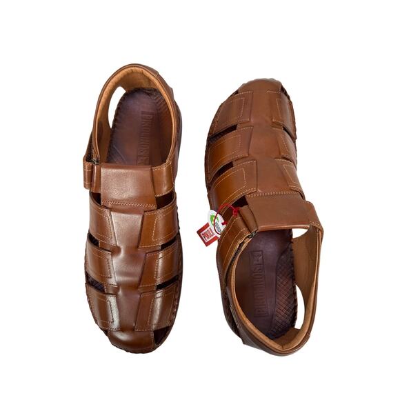 Pikolinos Tarifa Sandals Mens 12 EU 46 Brown Cuero Leather Fishermans Style main image 11